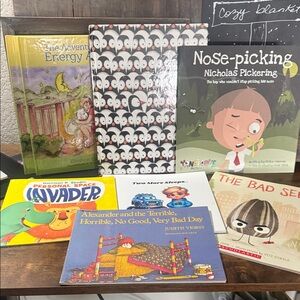 Bundle of 8 therapy-focused books for kids